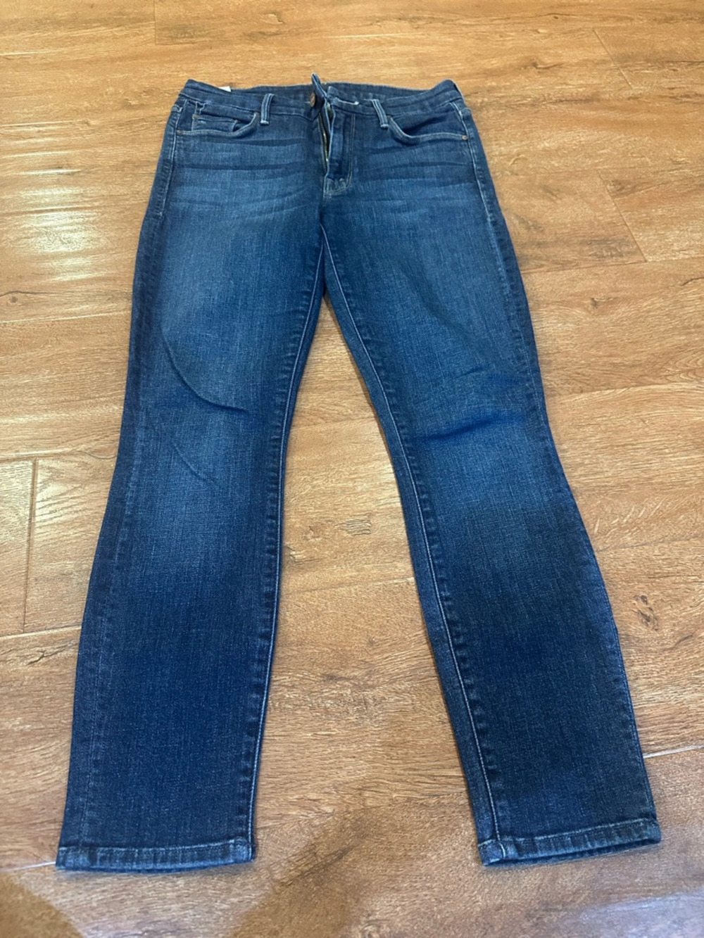 MOTHER Slim Skinny Jeans in Dark Blue